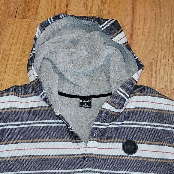 Hurley Modern Surf Poncho Surfer Sherpa Hoodie NWOT Size S Small - Picture 5 of 13